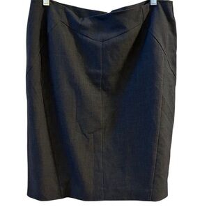 Worthington Women's Blue Pencil Skirt Size 14 Knee Length Workwear